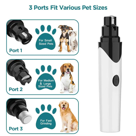 Painless Rechargeable Pet Nail Trimmer