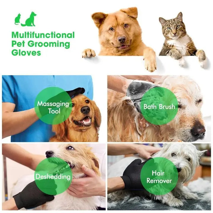 Pet Grooming Massage Glove