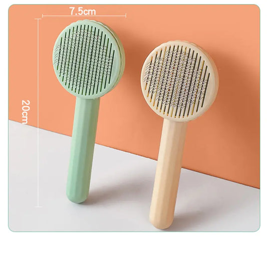 Pet Self Cleaning Hair Comb