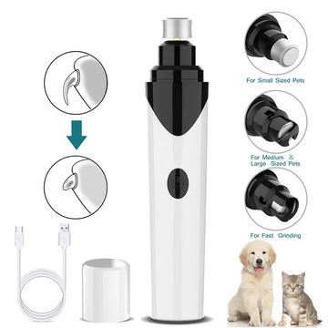 Painless Rechargeable Pet Nail Trimmer