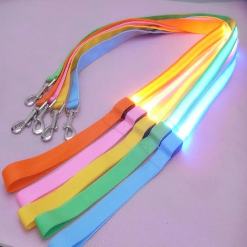 High Visibility LED Glow In Dark Dog Leash