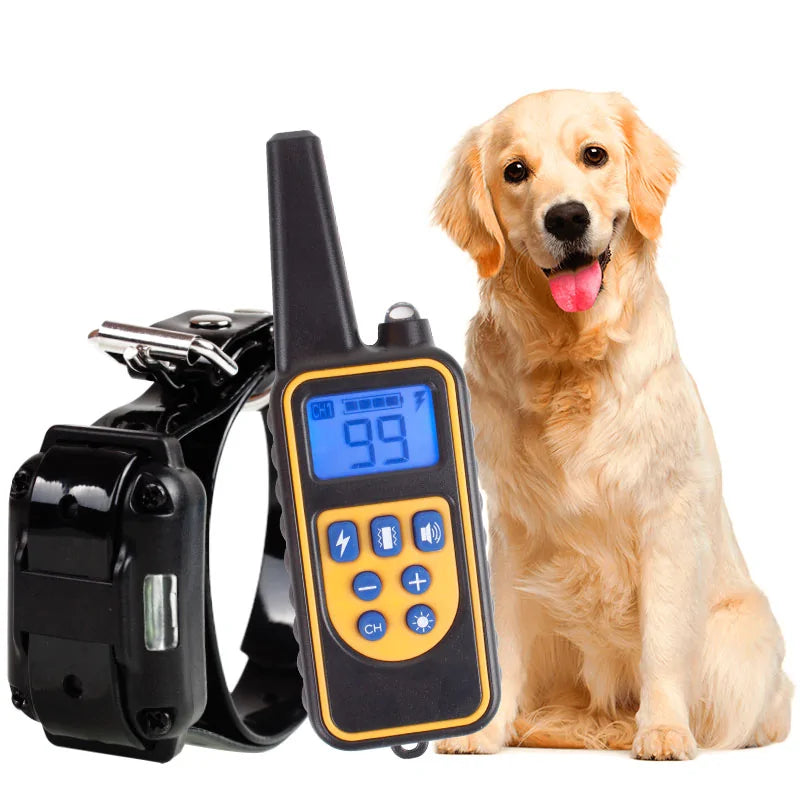 Waterproof Electric Dog Training Collar with Shock, Vibration, and Sound Modes