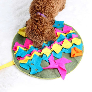 Snuffle Mat Pet Feeding Mat, Durable Interactive Dog & Cat Puzzle Toys