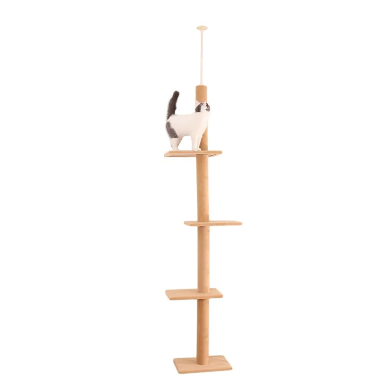 Ultimate Cat Climbing Toy Scratching Post - Multi-Level Playground for Happy Cats