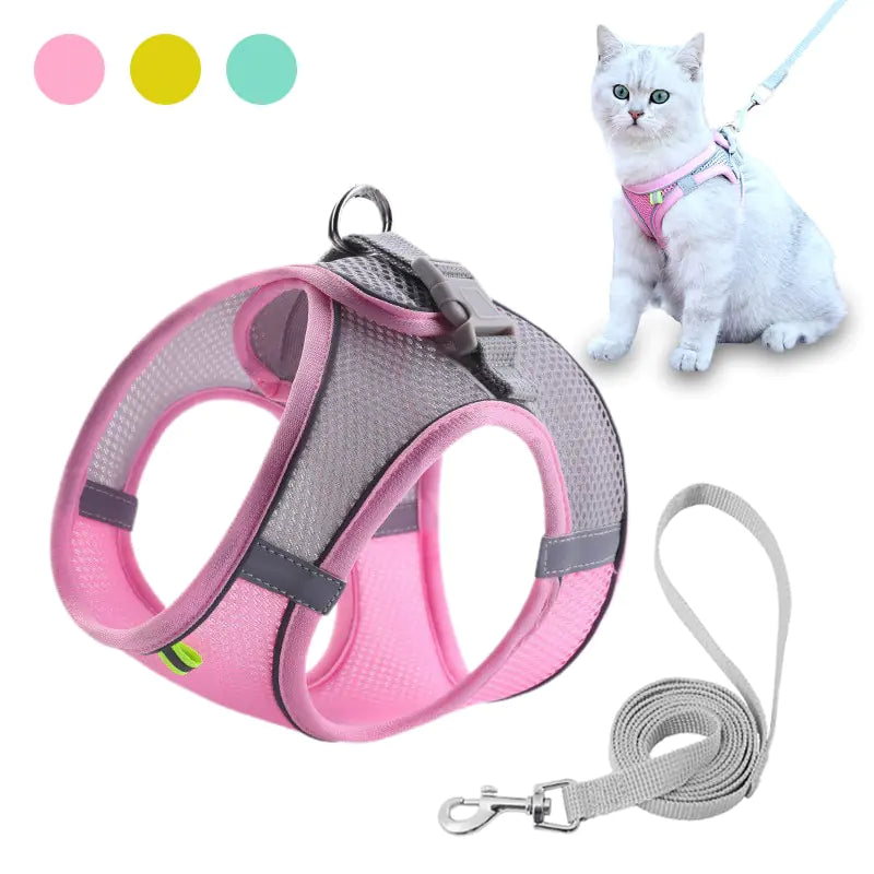 Escape Proof Cat Vest Harness & Leash Set