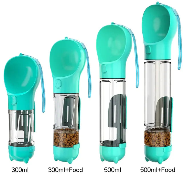 On-the-Go Multifunction Pet Water and Food Bottle